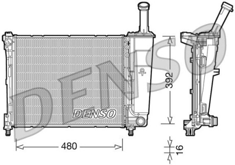 Датчик ABS, передний DENSO DRM13016