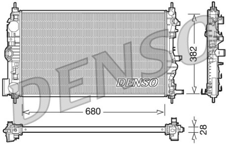 Датчик ABS, передний DENSO DRM15005