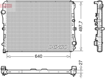 Радіатор MERCEDES GLC/E/S \'\'16>> DENSO DRM17116