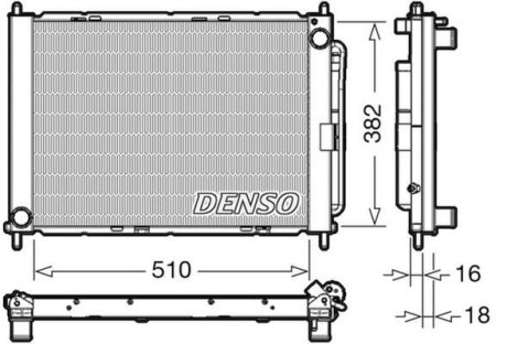 Модуль охлаждения DENSO DRM23104