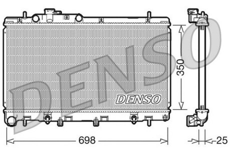 Датчик ABS, передний DENSO DRM36011