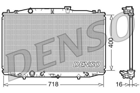 Датчик ABS, передний DENSO DRM40024