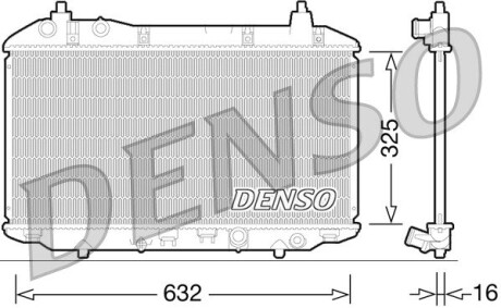 Датчик ABS, передний DENSO DRM40031