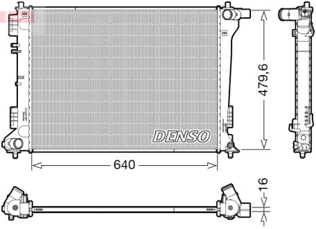 Радіатор HYUNDAI/KIA Tucson/Sportage \'\'15>> DENSO DRM41019