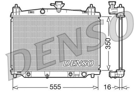 Радиатор, охлаждения дивгателя DENSO DRM44018