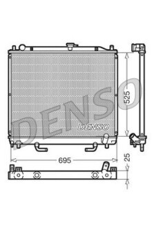 Радиатор, охлаждения дивгателя DENSO DRM45015