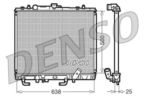 Датчик ABS, передний DENSO DRM45016