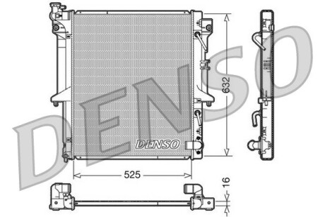 Датчик ABS, передний DENSO DRM45018