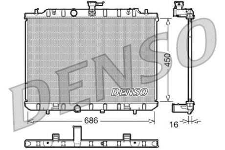 Конденсер DENSO DRM46006