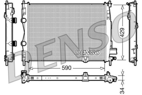 Датчик ABS, передний DENSO DRM46018