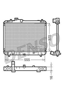 Датчик ABS, передний DENSO DRM47008