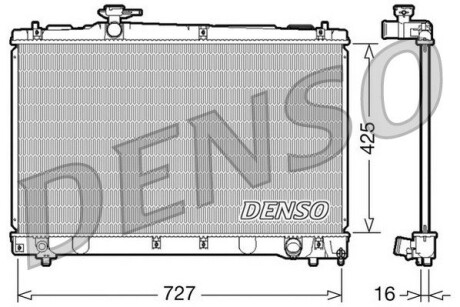 Датчик ABS, передний DENSO DRM50034