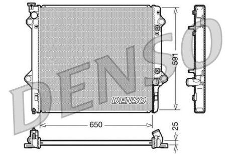 Датчик ABS, передний DENSO DRM50046