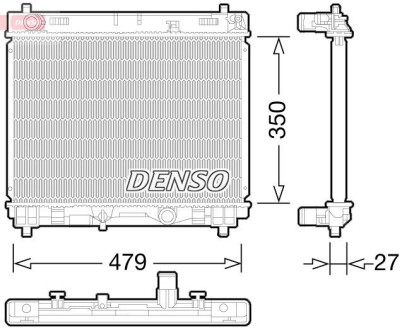 Датчик ABS, передний DENSO DRM50058