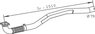 Выпускной трубопровод Dinex 29240