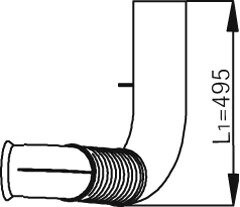 Выпускной трубопровод Dinex 53127