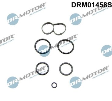 К-т прокладок масляного радiатора 6 елементiв DR.MOTOR DRM01458S (фото 1)