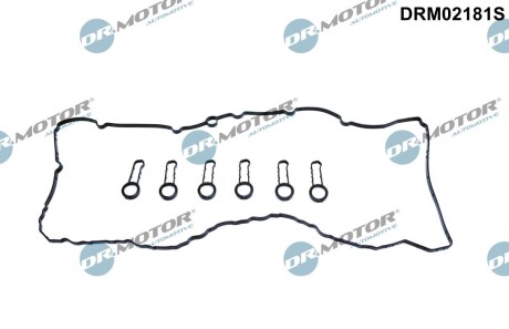 Комплект прокладок клапанної кришки 7 елементiв DR.MOTOR DRM02181S