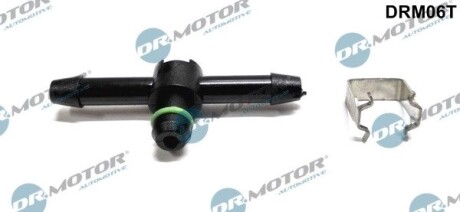 Штуцер пластиковий для паливних шлангів DR.MOTOR DRM06T