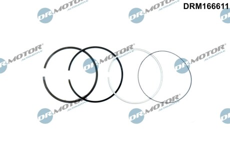 Кільця поршневі DR.MOTOR DRM166611