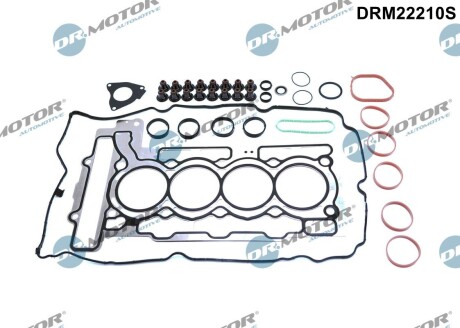 Комплект прокладок з різних матеріалів DR.MOTOR DRM22210S