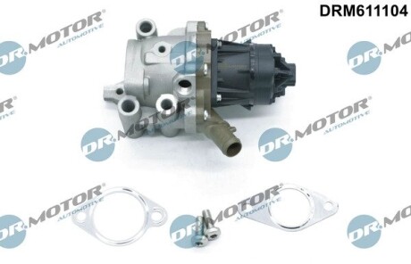 Клапан рециркуляцiї OPEL ASTRA H 04-14/VECTRA C 02-09/FIAT STILO 01-10 DR.MOTOR DRM611104