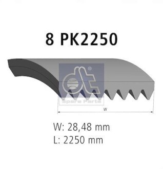 Дорiжковий ремінь DT 1.21188