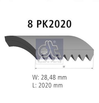 Дорiжковий ремінь DT 4.80761