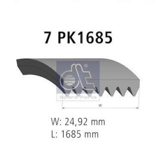 Дорiжковий ремінь DT 6.31544