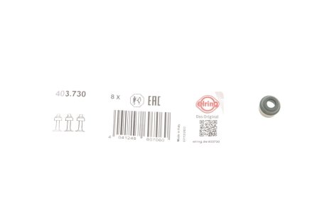 Сальники клапанів IN/EX Audi/Bmw/MB 6MM 2,5/3,0 ELRING 403.730