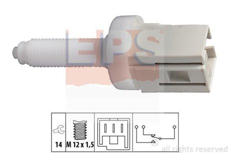Выключатель фонаря сигнала торможения EPS 1.810.077 (фото 1)