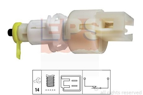 Выключатель фонаря сигнала торможения EPS 1.810.108 (фото 1)