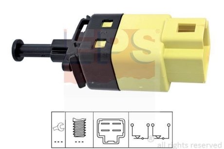 Выключатель фонаря сигнала торможения; Выключатель, привод сцепления (Tempomat) EPS 1.810.264