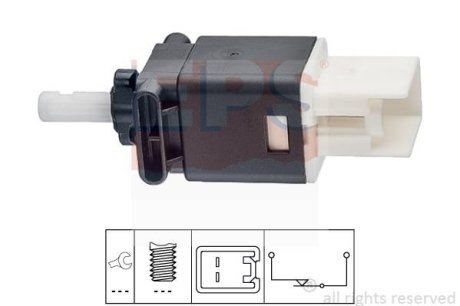Выключатель фонаря сигнала торможения; Выключатель, привод сцепления (Tempomat) EPS 1.810.269