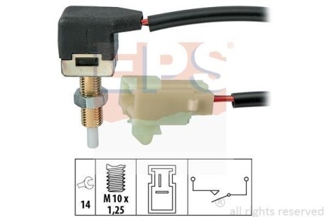 Выключатель фонаря сигнала торможения; Выключатель, привод сцепления (Tempomat) EPS 1.810.298