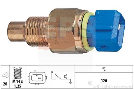 Термовыключатель, сигнальная лампа охлаждающей жидкости EPS 1.840.131