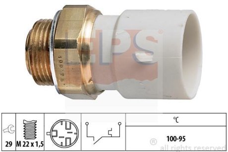 Датчик включення вентилятора EPS 1.850.182 (фото 1)