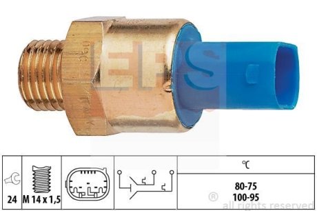 Термовыключатель, вентилятор радиатора EPS 1.850.694 (фото 1)