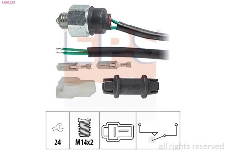 Выключатель, фара заднего хода EPS 1.860.225