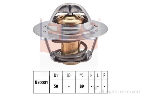 Термостат, охлаждающая жидкость EPS 1.880.322S
