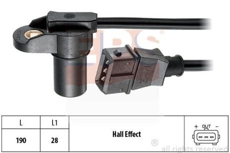 Датчик, положение распределительного вала EPS 1.953.278