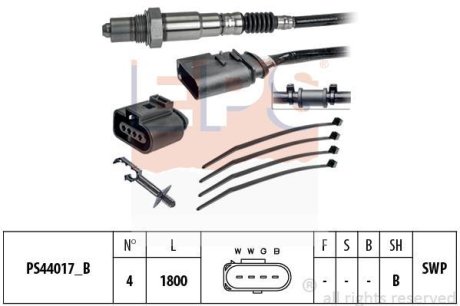 Лямбда-зонд VW Passat 1,8 96-2000 Audi A4, A6 1,8 95-2001 EPS 1.998.247