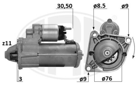 Стартер ERA 220687A