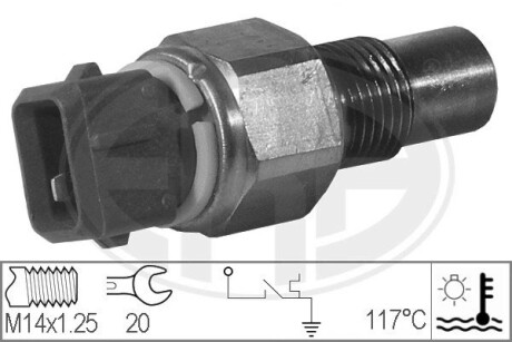 Датчик, температура охлаждающей жидкости ERA 330160