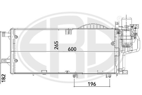 Радiатор кондицiонера з осушувачем ERA 667100