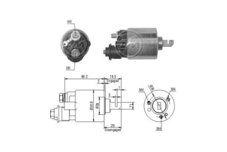 Стартер ERA ZM609