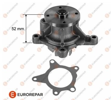 НАСОС СИСТЕМИ ОХОЛОДЖЕННЯ EUROREPAR 1623118080