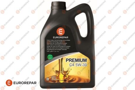 Олива моторна PREMIUM C4 5W-30, 5л EUROREPAR 1635765780