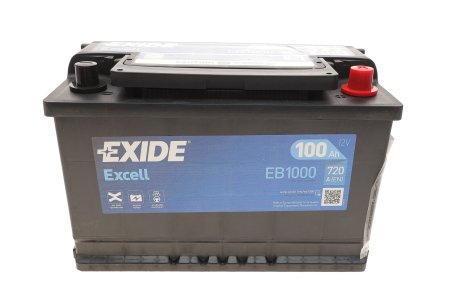 Стартерна батарея (акумулятор) EXIDE EB1000