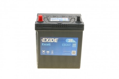 Стартерная аккумуляторная батарея EXIDE EB357 (фото 1)